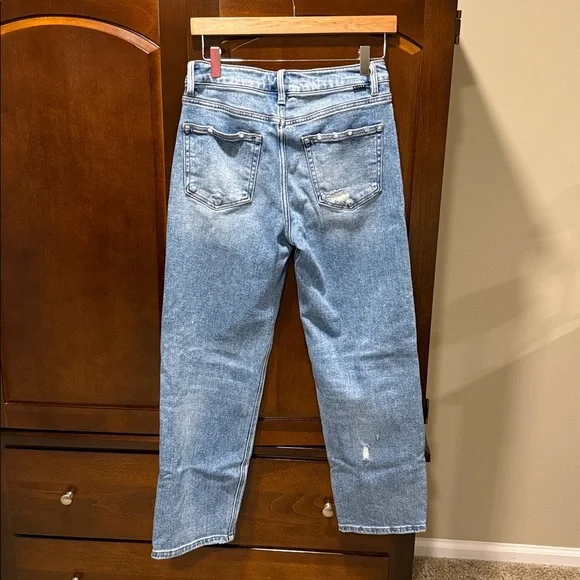 Risen Classic Blue Distressed Women's Jeans - Picture 2 of 2